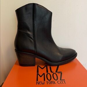 Miz Mooz Duarte Black Heeled Boots